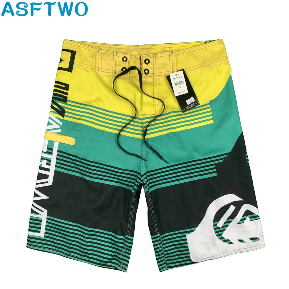 Quick Dry Beach Short Mens Swim Trunks Board Shorts For Men With Mesh Lining