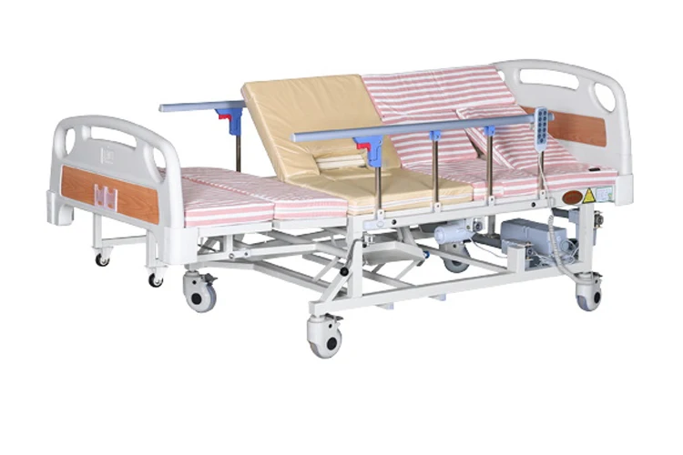 Factory Price Multifunctional Multi-function Electric Power Medical Hospital Nursing Patient Sickbed Bed With Prevent Side Slide