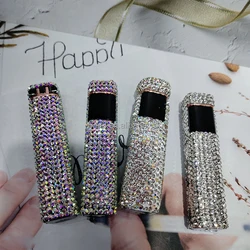 electronic Luxury Rhinestone USB Bling Diamond Windproof Lighter Turch Cigarette Cigerate rechargeable lighters