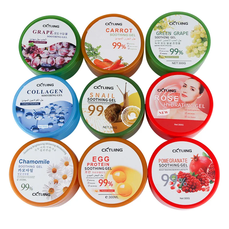 100% organic wholesale best skin care product moisturizing soothing gel