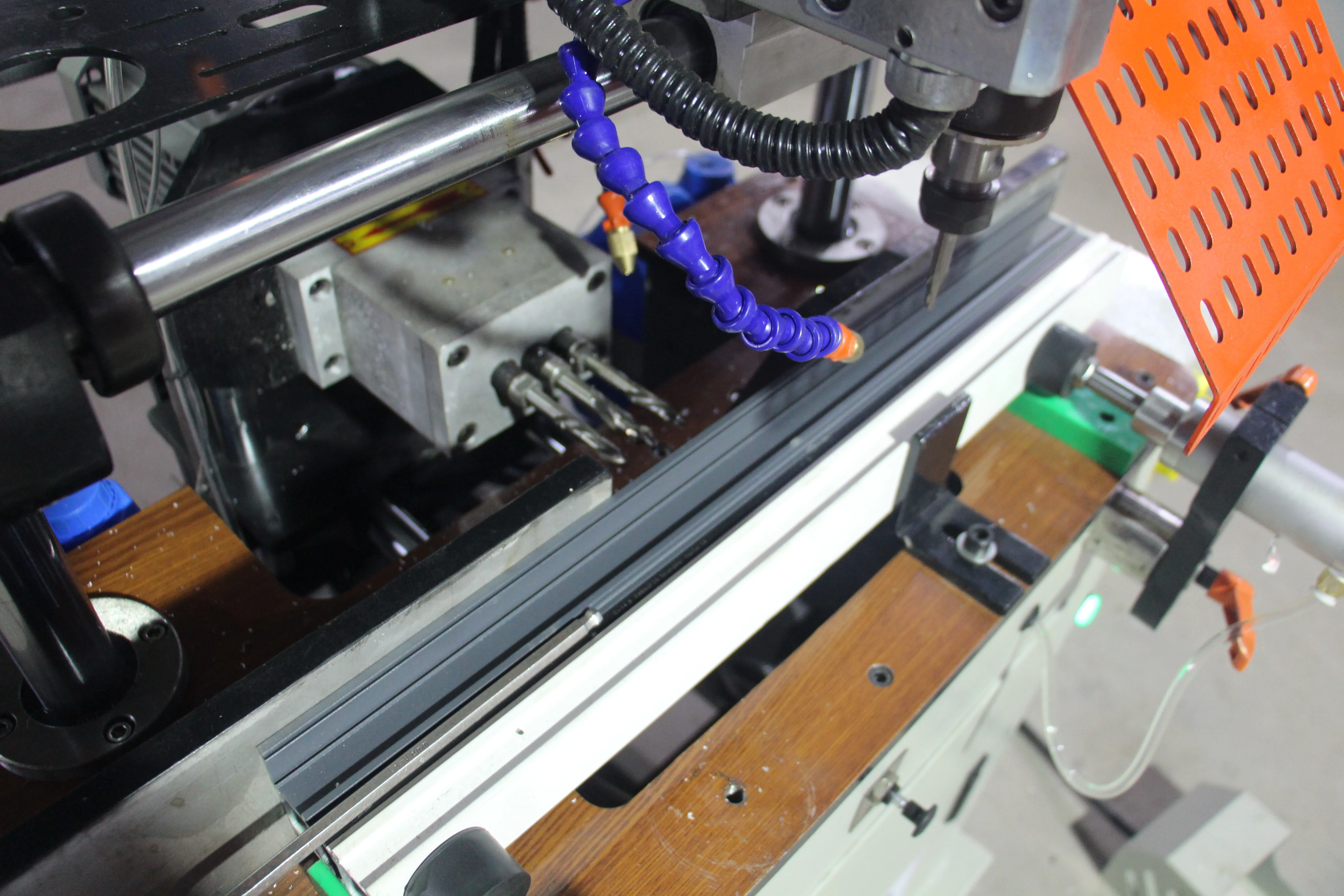 Aluminum Window Door Lock Hole Copy Router Machine