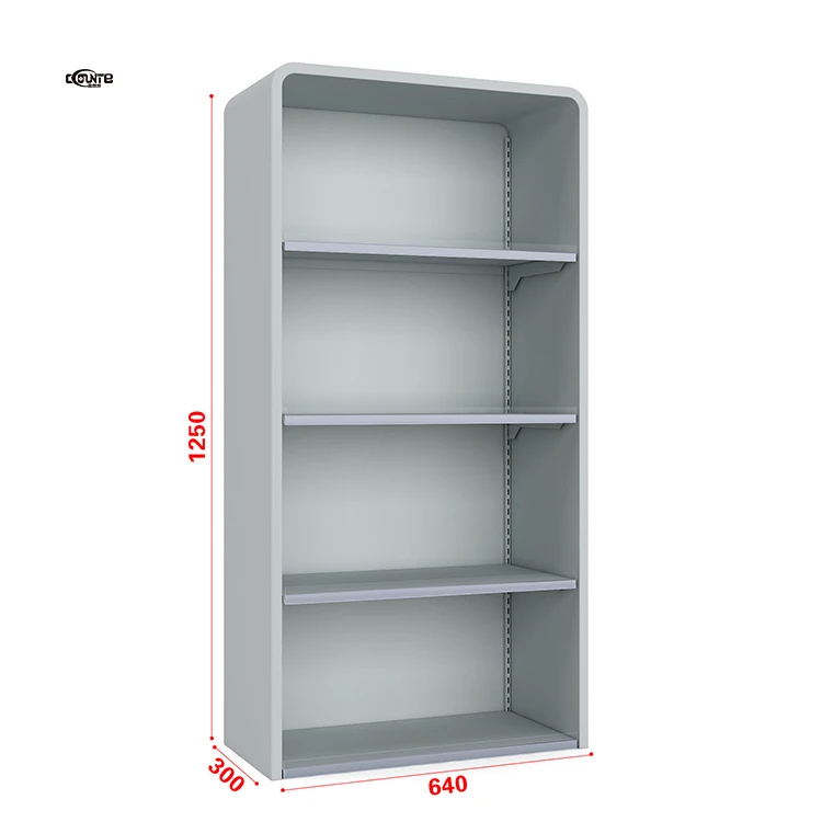 Cigarette display cabinet is installed on cigarette shelf behind checkout counter