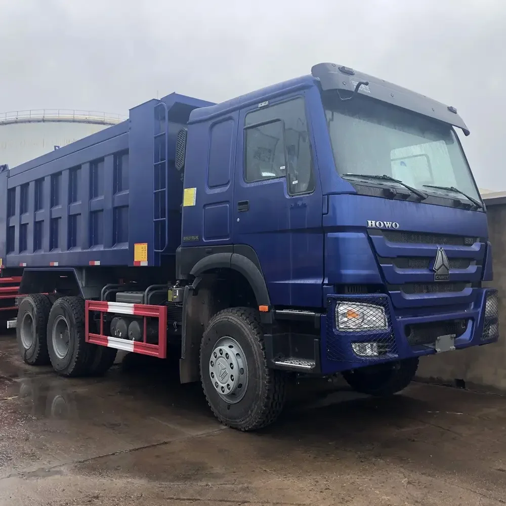 Двигатель Sinotruk Howo 6x4 WD615.47 371 л.с. 20-30тонный самосвал с механической коробкой передач дизельное топливо левое рулевое управление продажа грузового фургона