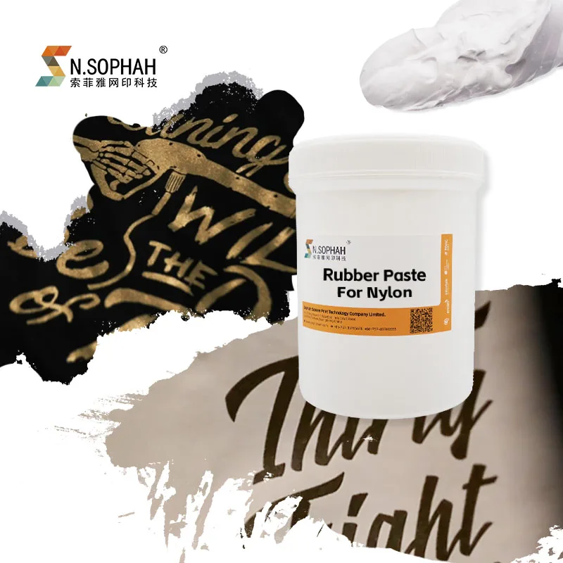 Good Quality High Elasticity High Fastness Nylon Printing Screen Printing Rubber Paste