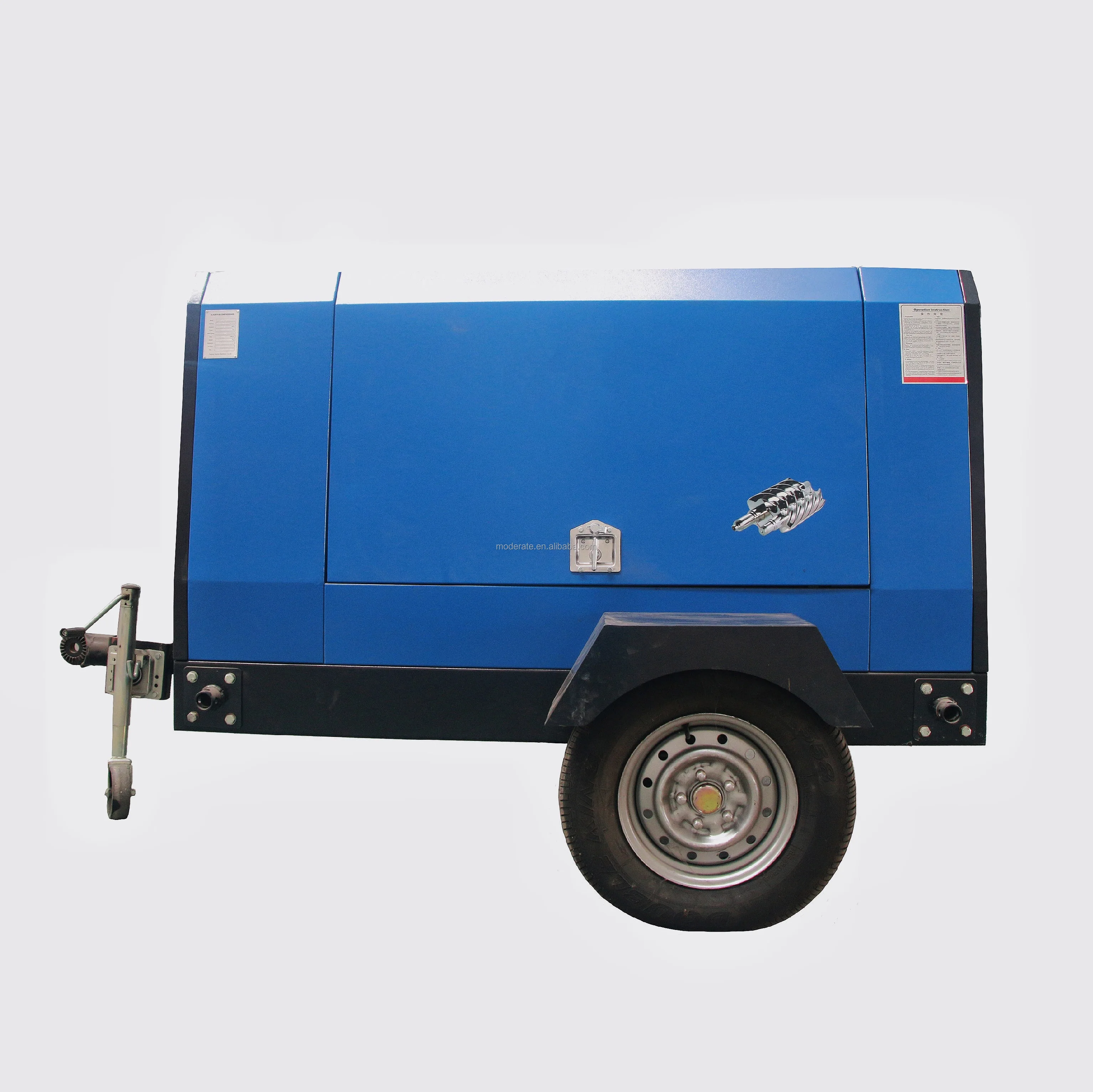 Portable 8 Bar Diesel Mobile Air Compressor for Jack Hammer