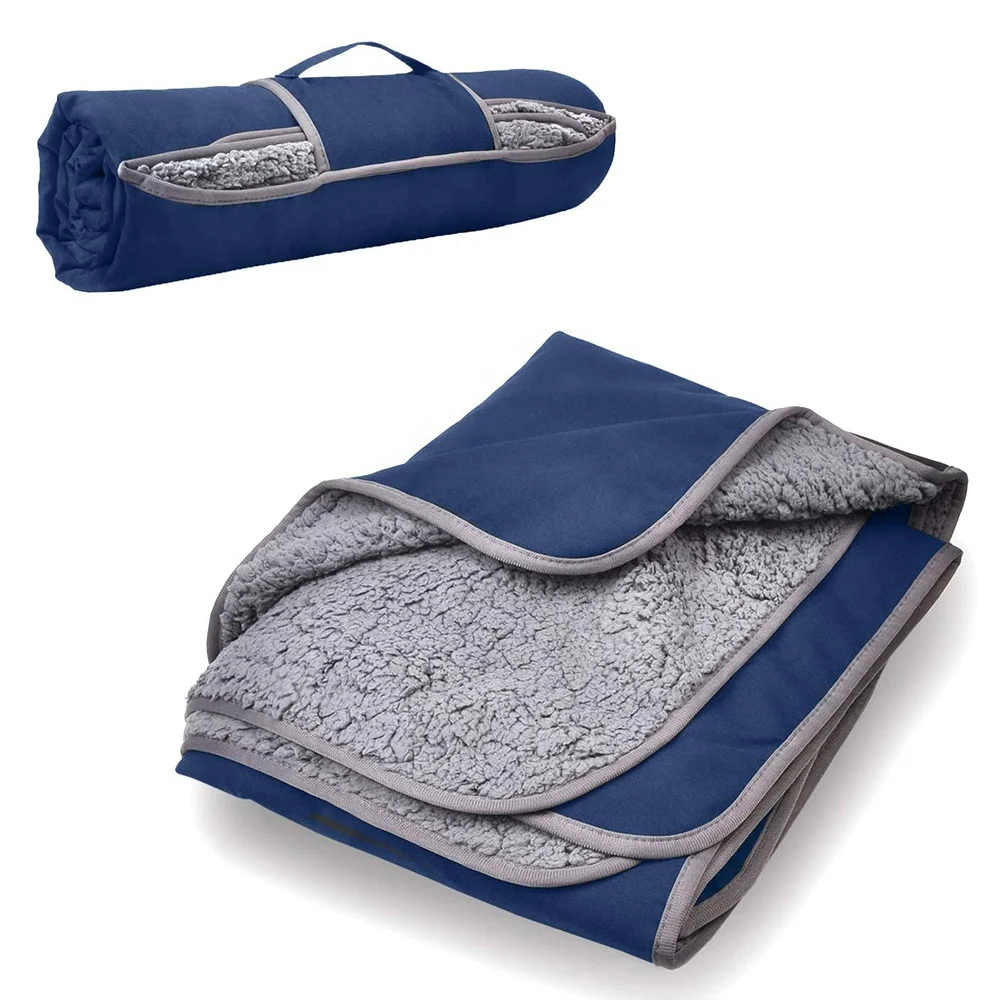 2 in 1 washable picnic mat thickened sand free beach camping blanket with pocket