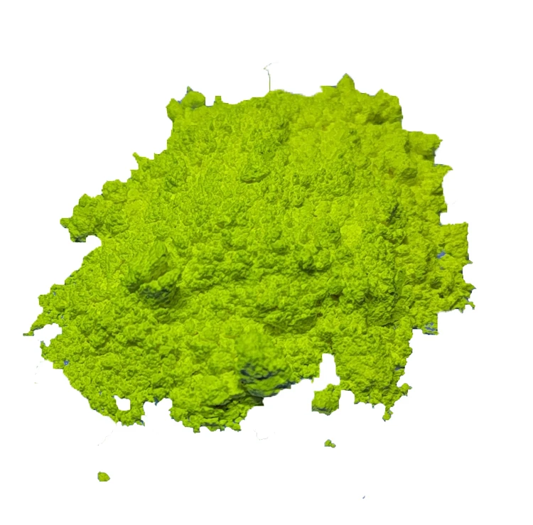 yellow-green uv security pigment under UV 365nm organic invisible uv reactive fluorescent pigment