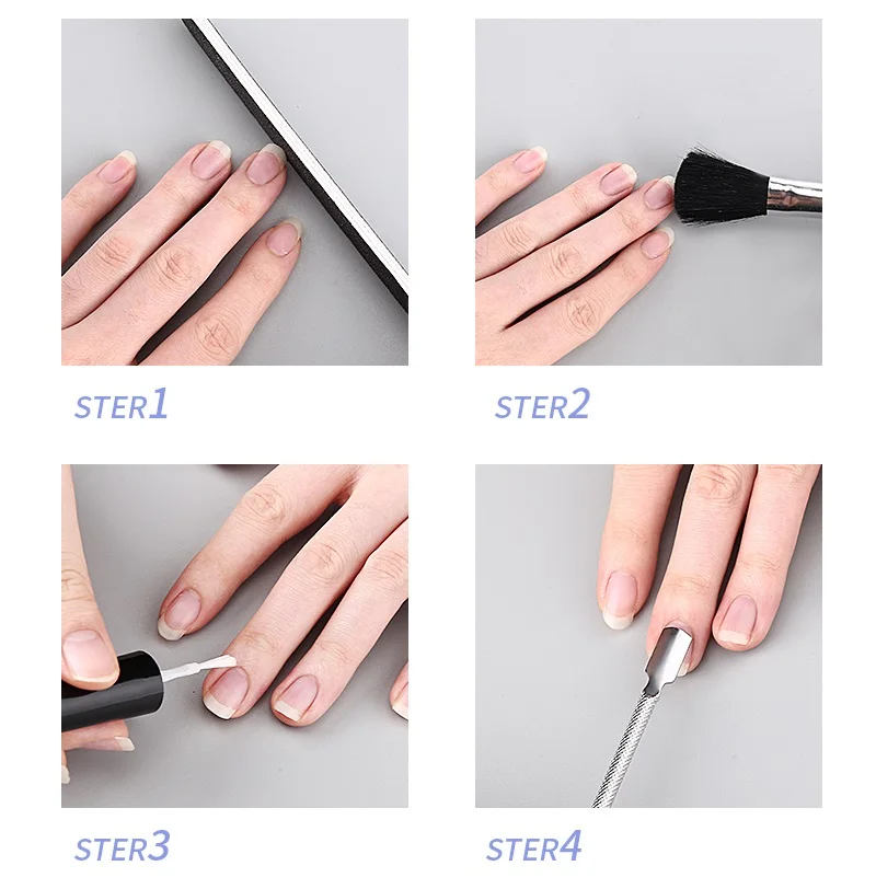 Manicure Tool Set, Nail Care Set Softener Top Coat Base Coat Cuticle Oil With Nipper, Nail File