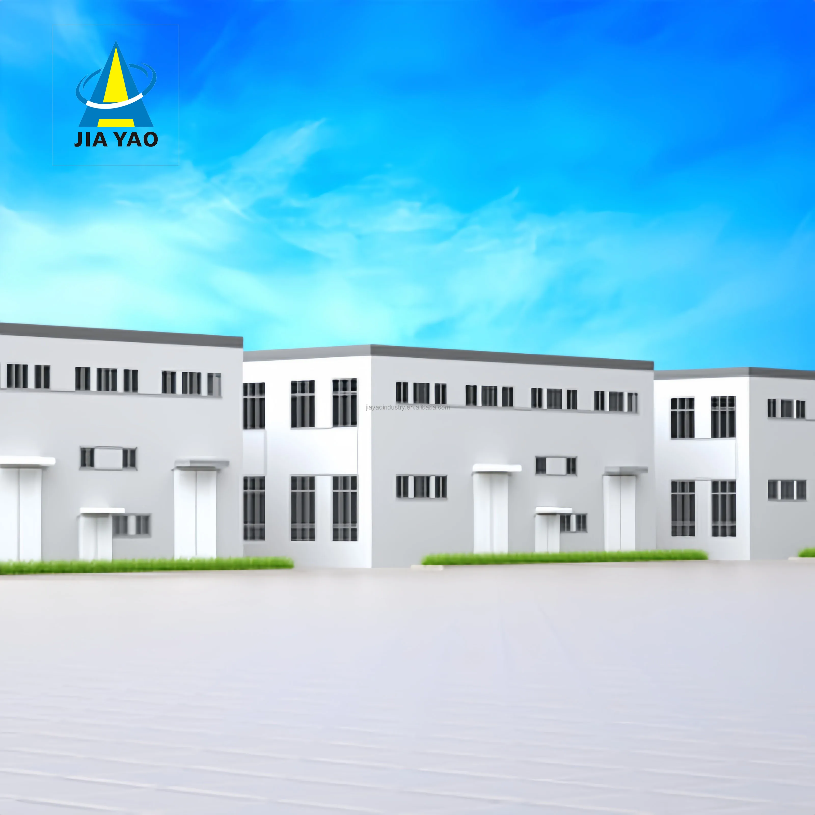 Metal Industrial Construction Building Steel Structure Framed Commercial Office Building Pre Fabricated Warehouse
