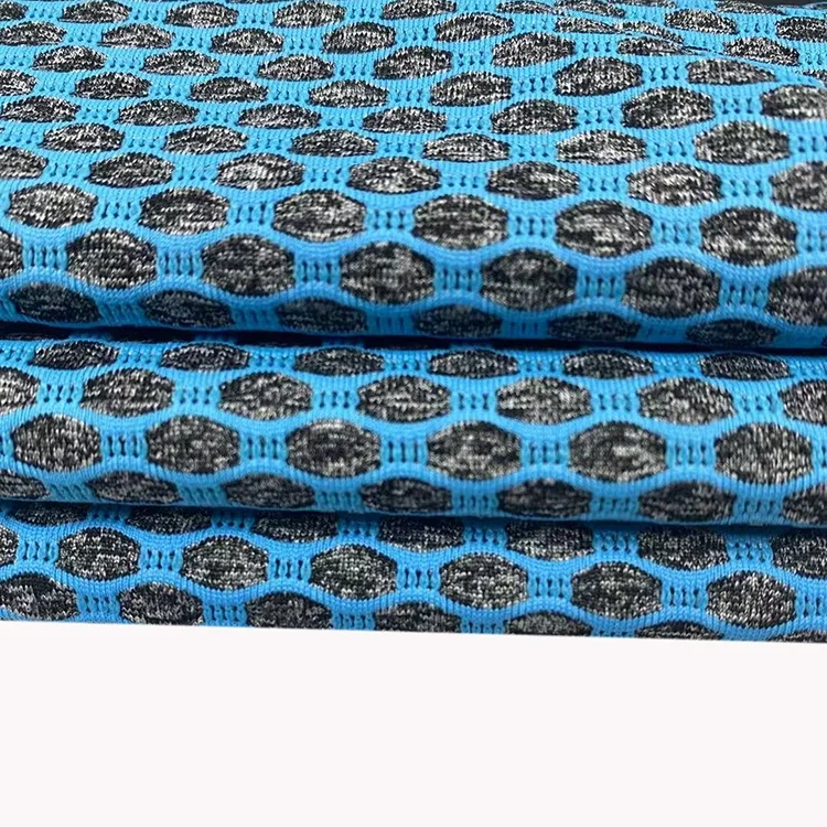 3D Jacquard 92% Polyester 8% Spandex Stretch Knit Fabric Fashion Yoga Leggings Fabric