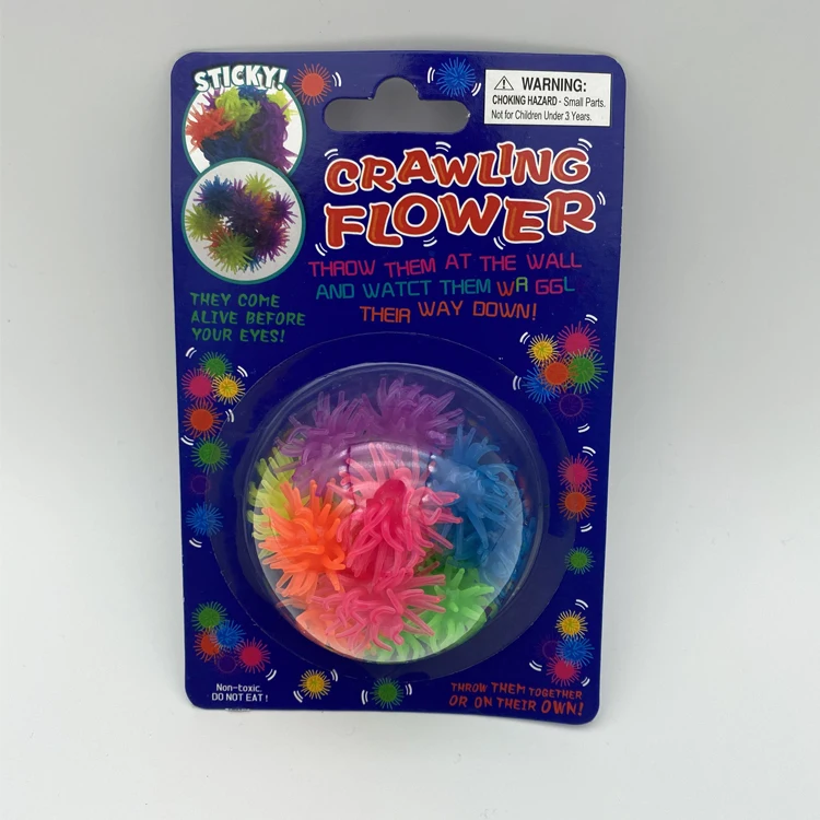 Juguetes Para Bebes Colorful Climbing Flowers Soft Stress Relief TPR Magic Kids Gift Funny Fidget Toys