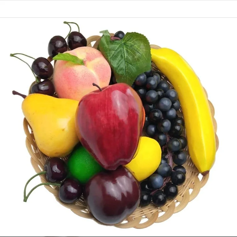 China supplier realistic cheap decorative artificial fruit wholesale