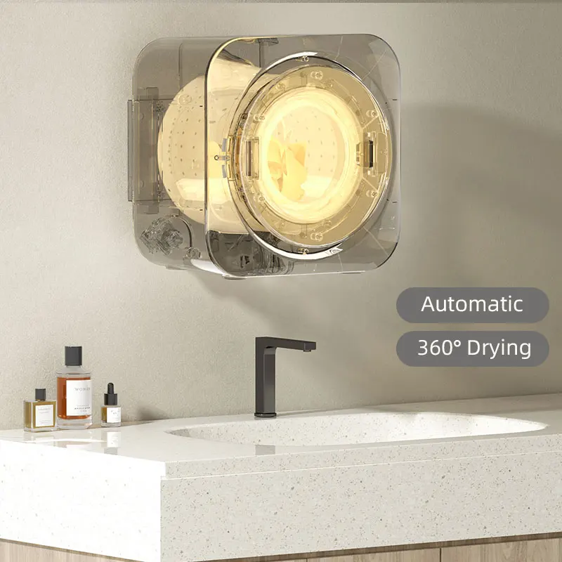Mini Drum Washing Machine Fully Automatic Drying and Disinfection Intelligent Underwear Wall Hanging Washing Machine