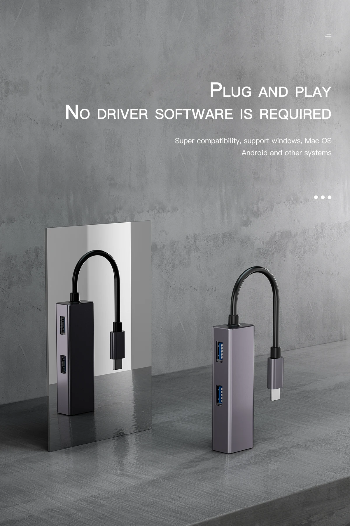 USB C Ethernet 3 0 2 к RJ45 Hub 10/100/1000 Мбит/с адаптер Сетевая карта Lan