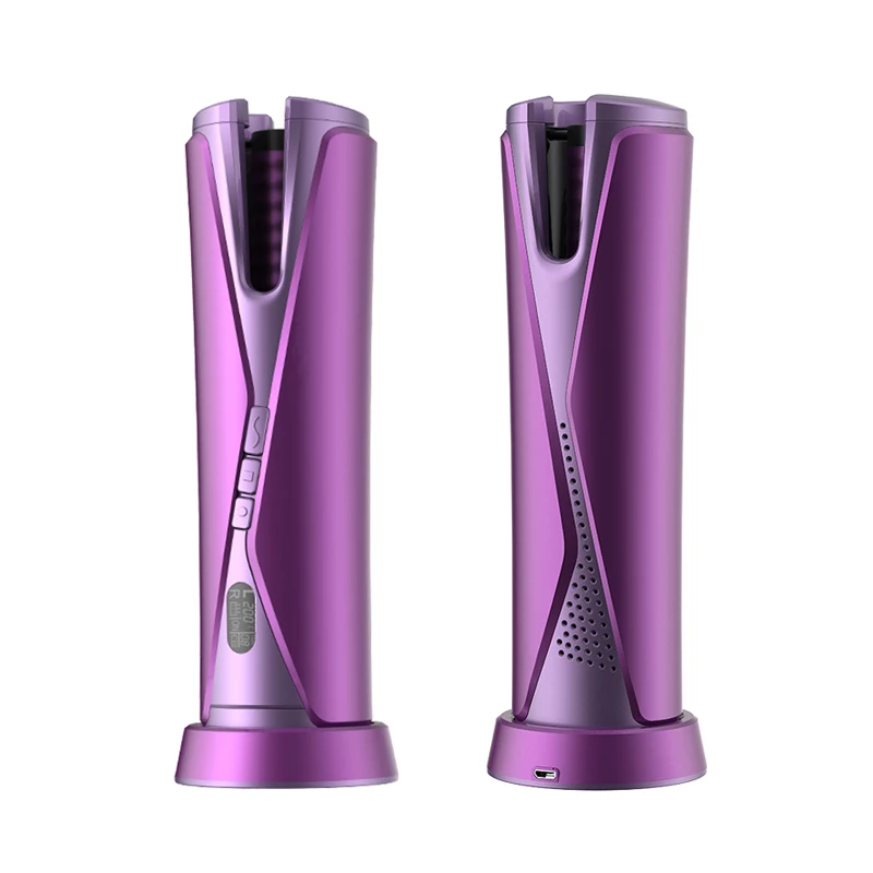 Щипцы для завивки волос babyliss hydrofusion автоматическая беспроводная плойка с ЖК-дисплеем портативная зарядка через