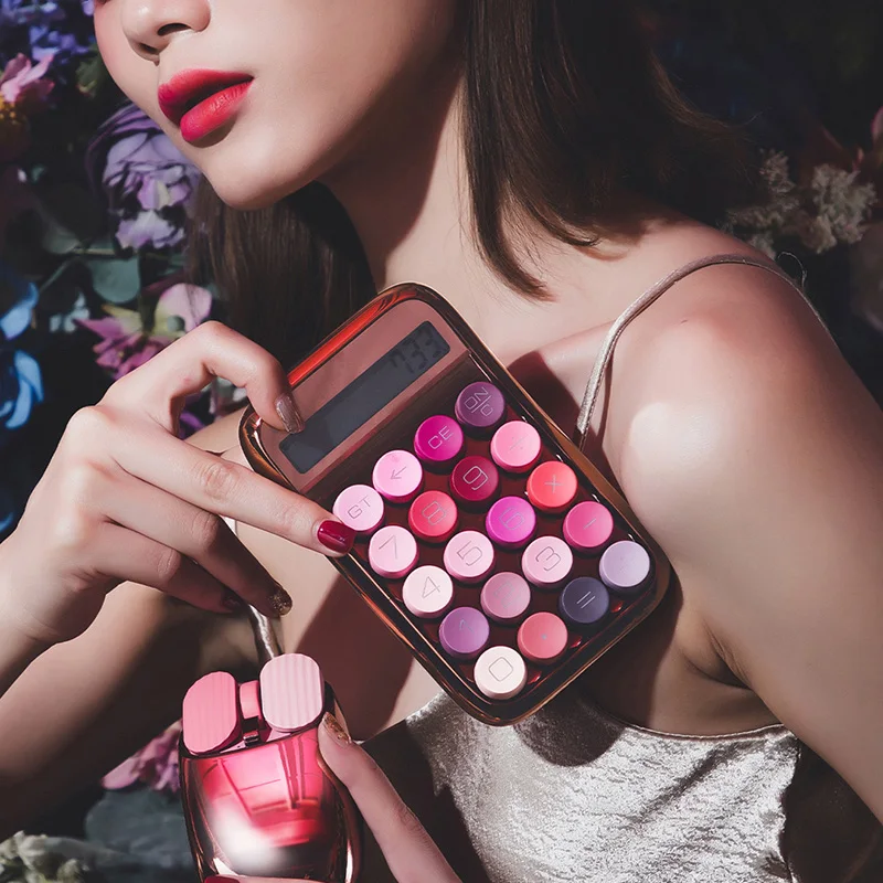 High cost performance best gift rose gold Lofree digit calculator