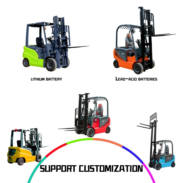 1.8ton New Battery Hydraulic Forklift Truck Stackused  Electric Forklift With Attachment