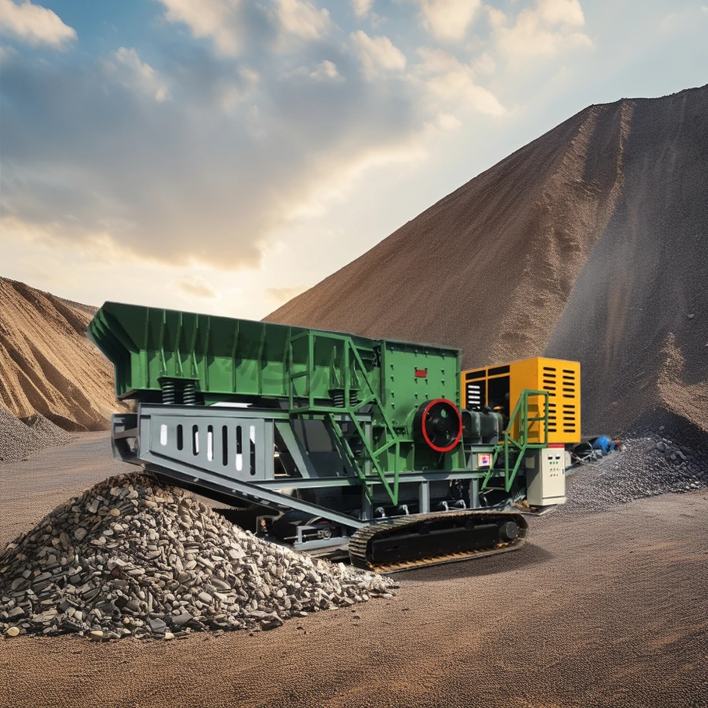 New Mobile Stone Crushing Machine Building Materials Gravel Production Line Quarry Stone Crushing Plant Mobile Crushing