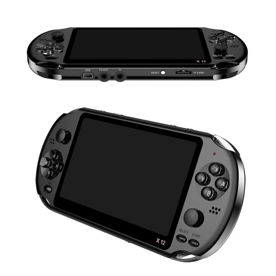 Игровые консоли X12 Plus 7 дюймов 5 1 дюйма X9 Pro высококлассная версия портативные Ретро игровые видеоплееры Double Rocker