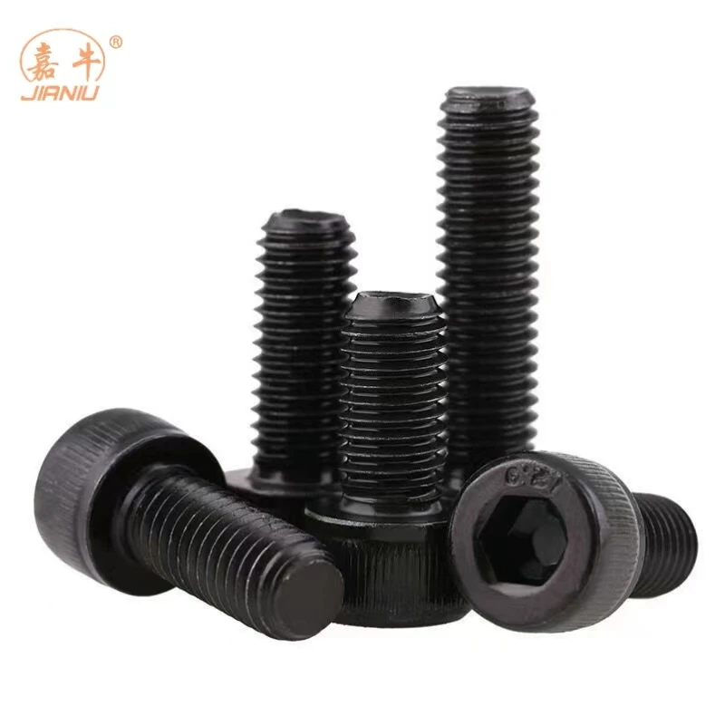 Black color 12.9 Grade inner hexagon cylinder head bolt