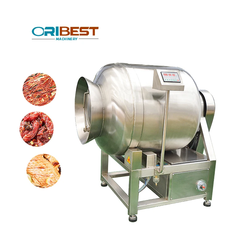 500L 1000L Vacuum Fish Meat Beef Tumbling Tenderizer Seasoning Machine Vacuum Meat Tumbler For Fish Beef Chicken Sheep Meat