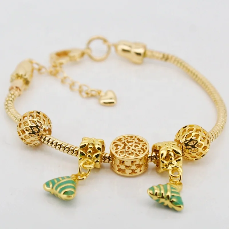 Bracelet turtle bead jewelry gift ladies DIY turtle bracelet series charm beads