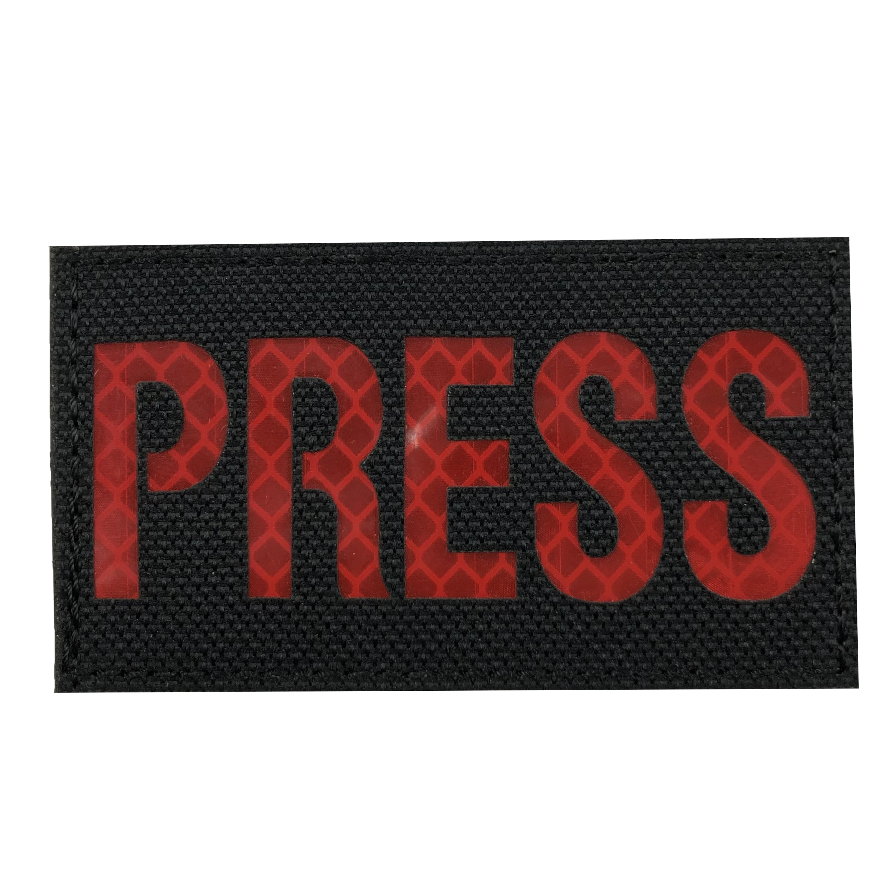 Hot Sale Laser Cutting Custom Patch Laser Cut Medic Black and White Infrared Reflective Patches