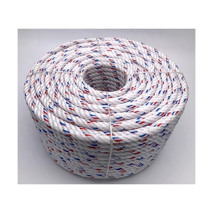 Hot sale PP Polypropylene 4 strand  Rope PP Danline  Rope