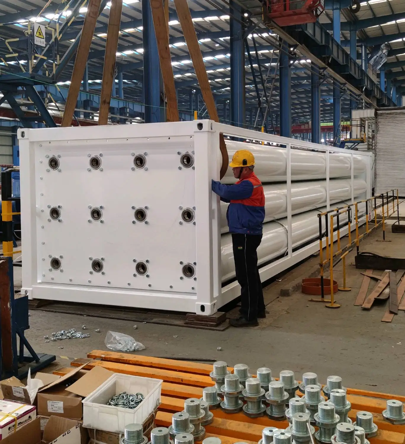 New 40gp Carbon Steel Tank Container CNG CYLINDER