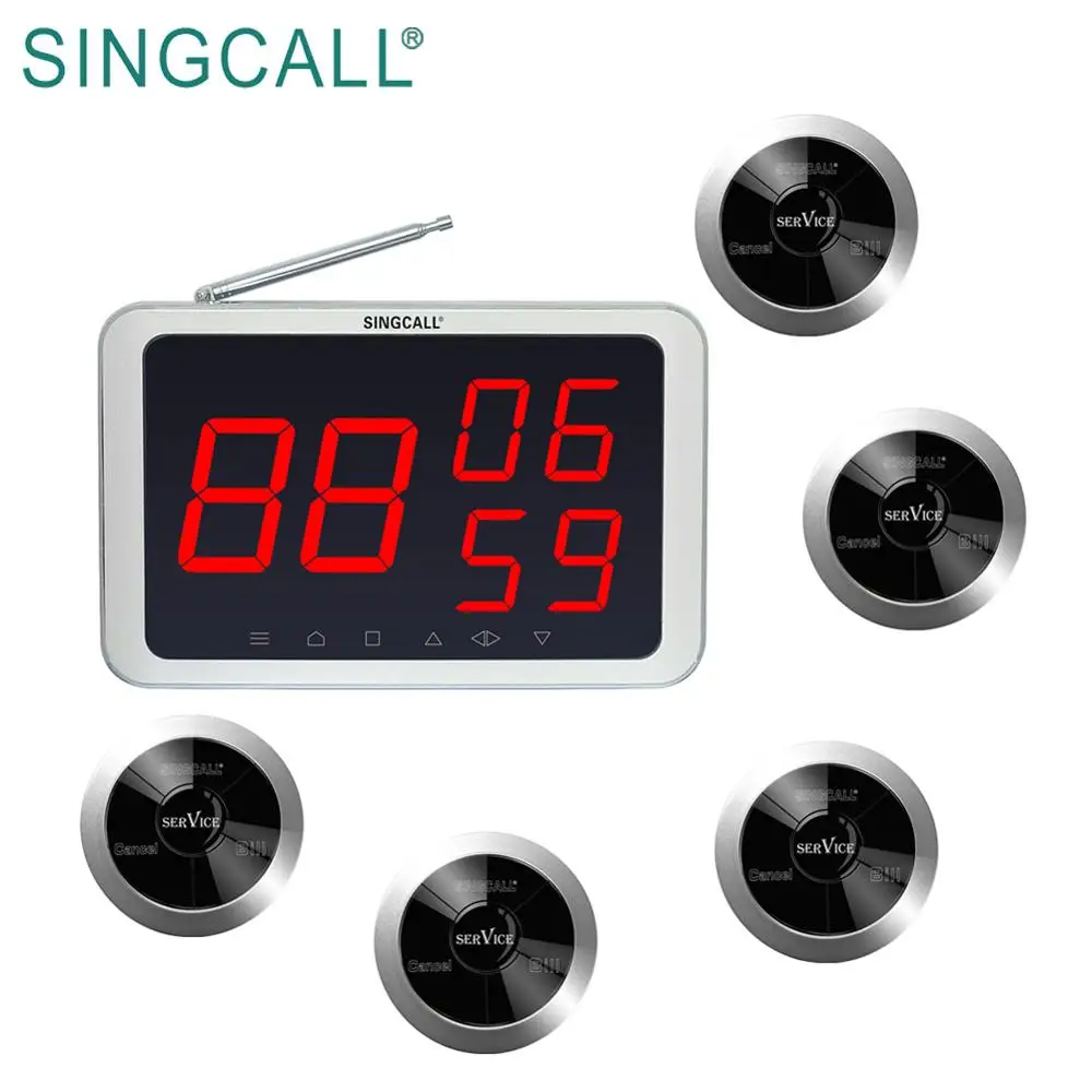 SINGCALL Restaurant Waiter Caller Guest Calling System