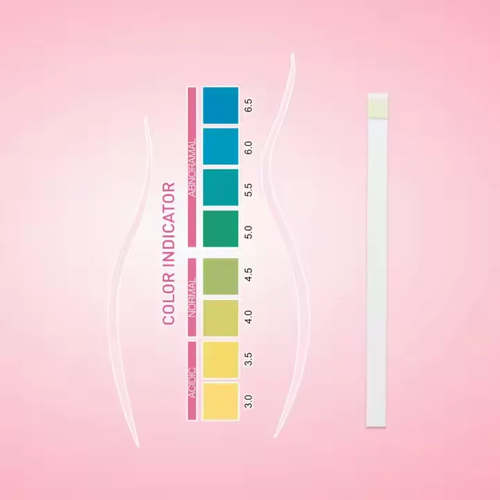 Universal vaginal pH test strip women self test 3.0-6.5 vaginal pH test paper high accuracy