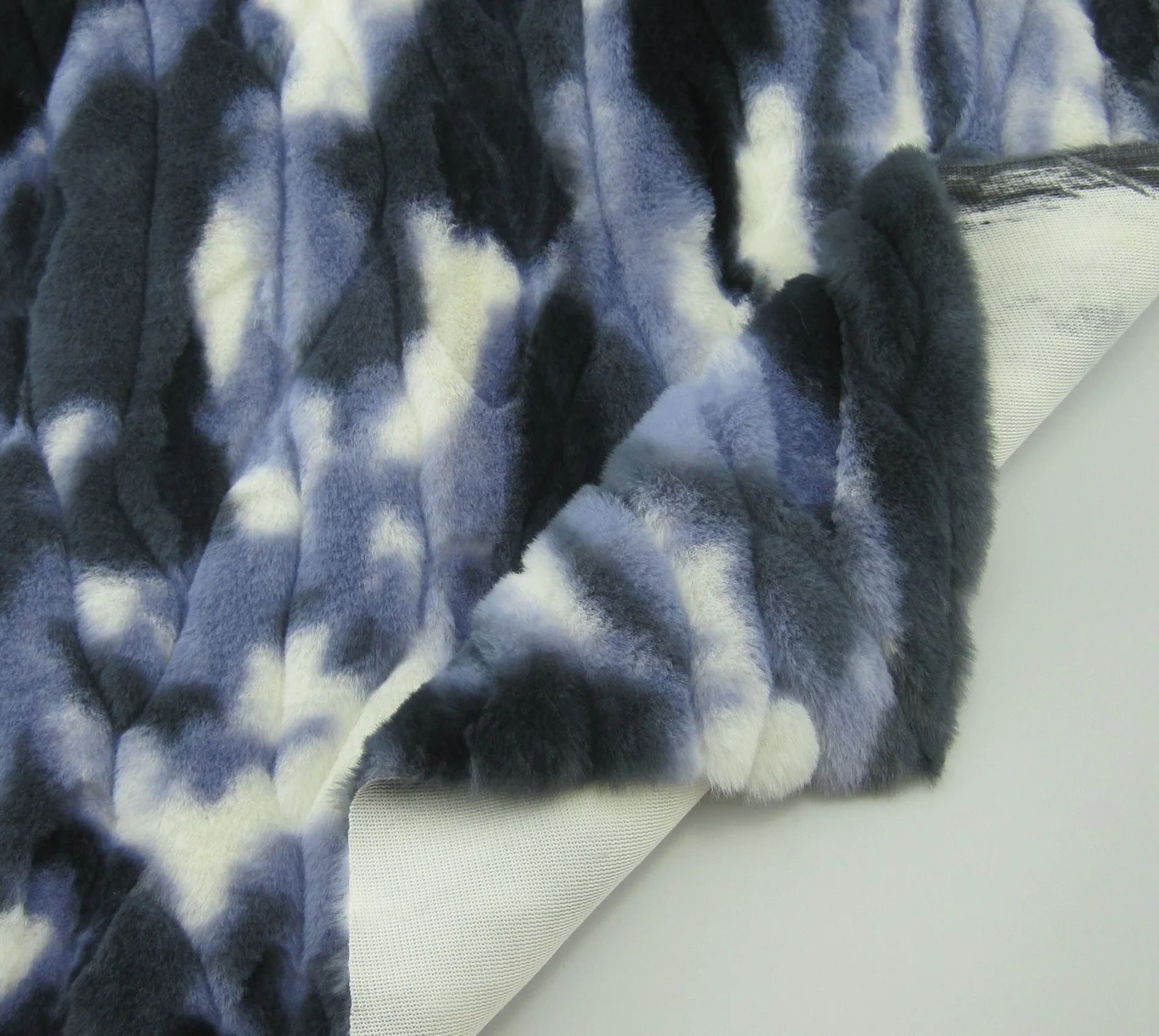 Красочный искусственный мех из искусственного меха кролика для одеяла/ковра/пальто