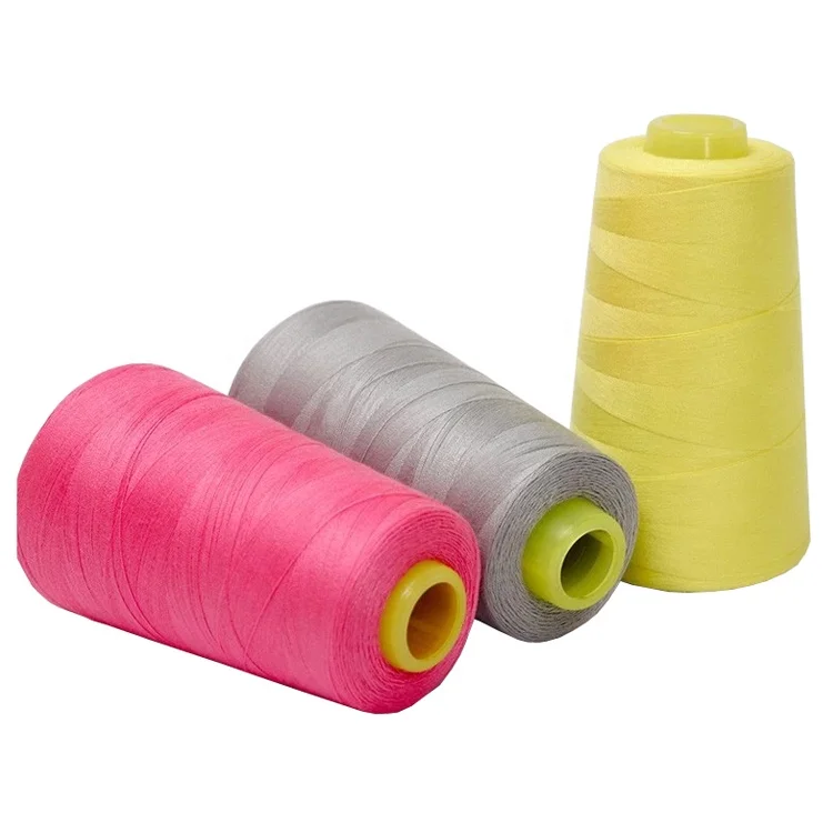 Excellent strength tenacity 20/2 5000m  Poly Poly Core Spun Sewing Thread for making jeans and work clothes