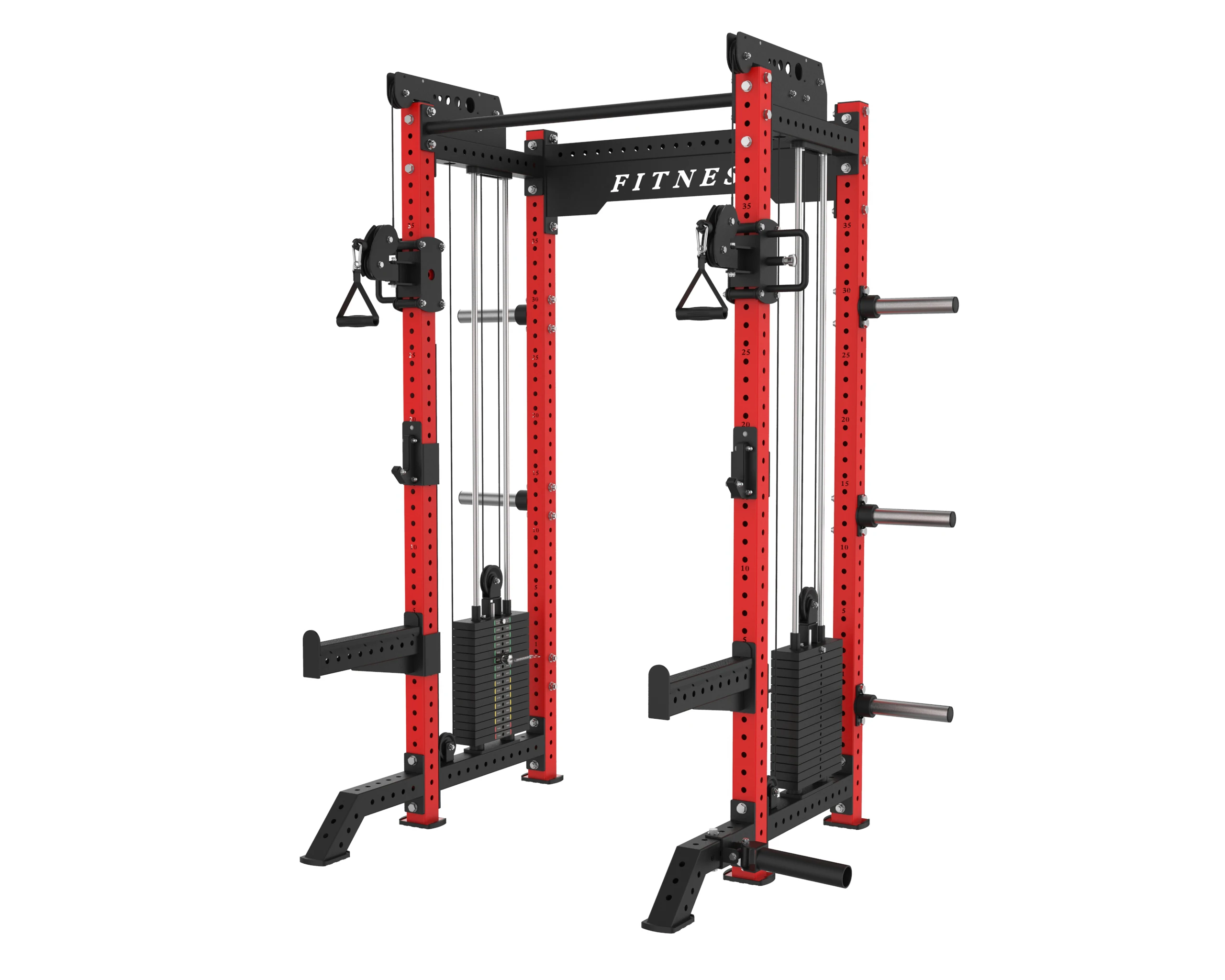 IN Stock Multi-Functional Trainer Power Rack Commercial Use Fitness Equipment Squat rack power rack cage Smith Machine