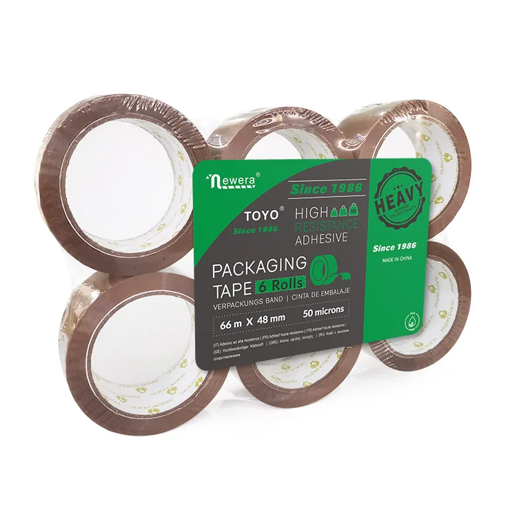Cheap Price Brown adhesive Duct Tape 66m 100m 48mm Width shipping tape