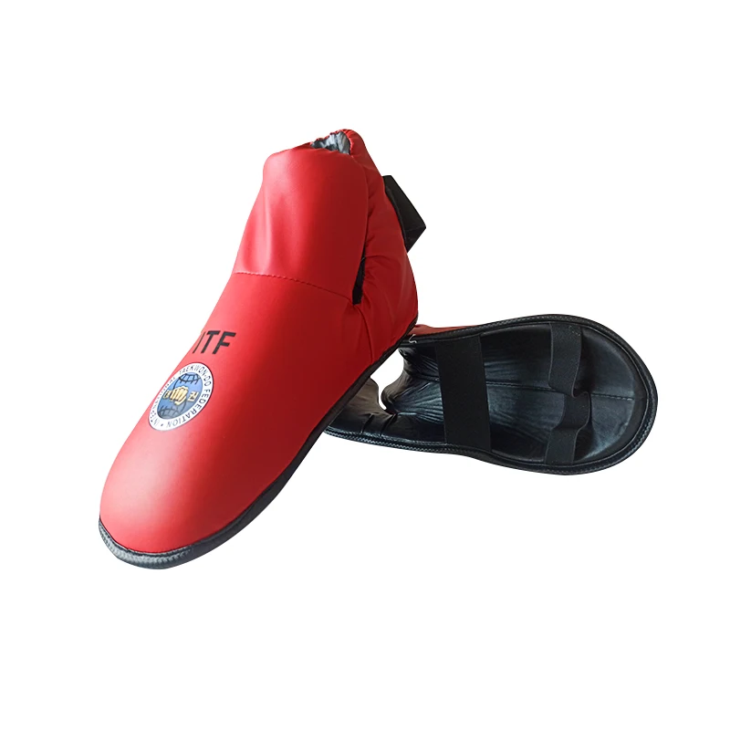 Wholesale Custom Logo Semi Contact Kickboxing Boots Protectors Itf Taekwondo Foot Protector