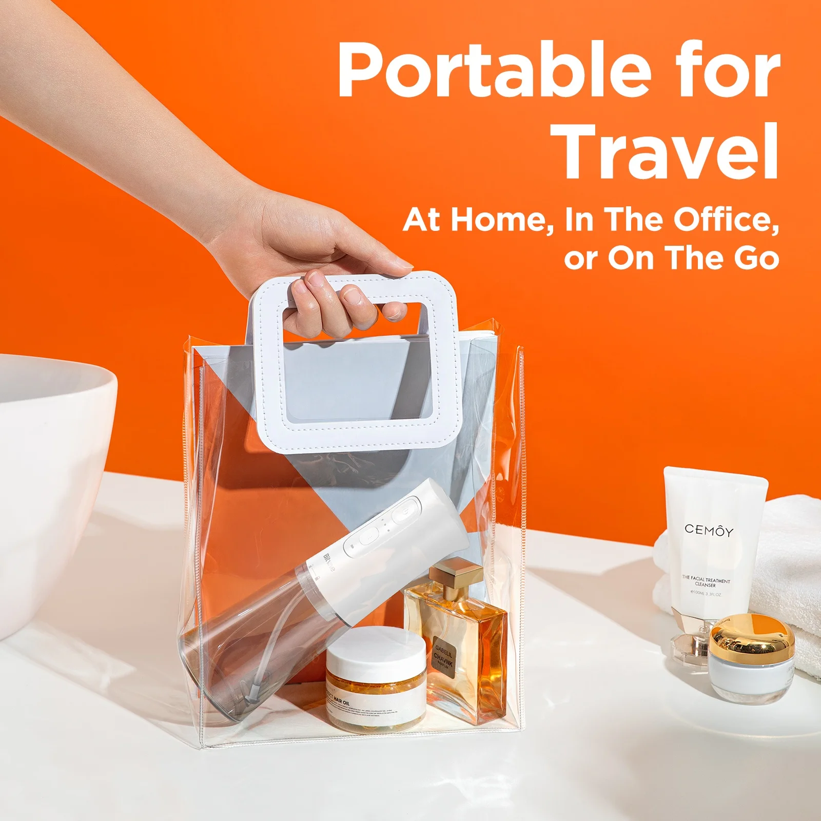 Bitvae BV C2 Water Flosser Professional Cordless Smart Oral Irrigator IPX7 Electric Water Flosser for Teeth