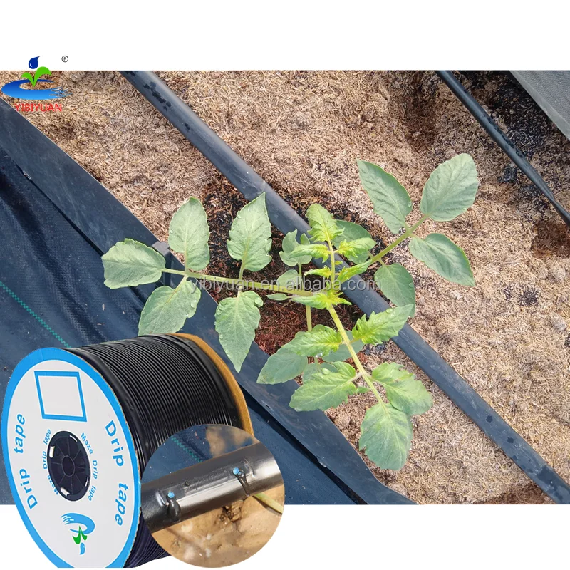 Agricultural watering system greenhouse farm drip irrigation tape and pipe fitting 16mm blind drip tape 0.4mm 2000m roll