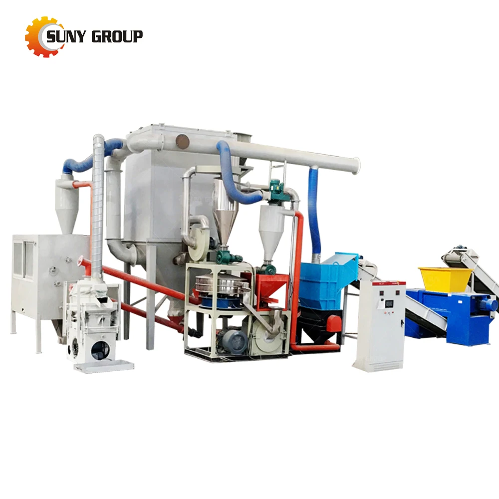 Eco-Friendly Customized 100-200 KG/h PCB Recycling Machine for scrap computer boards