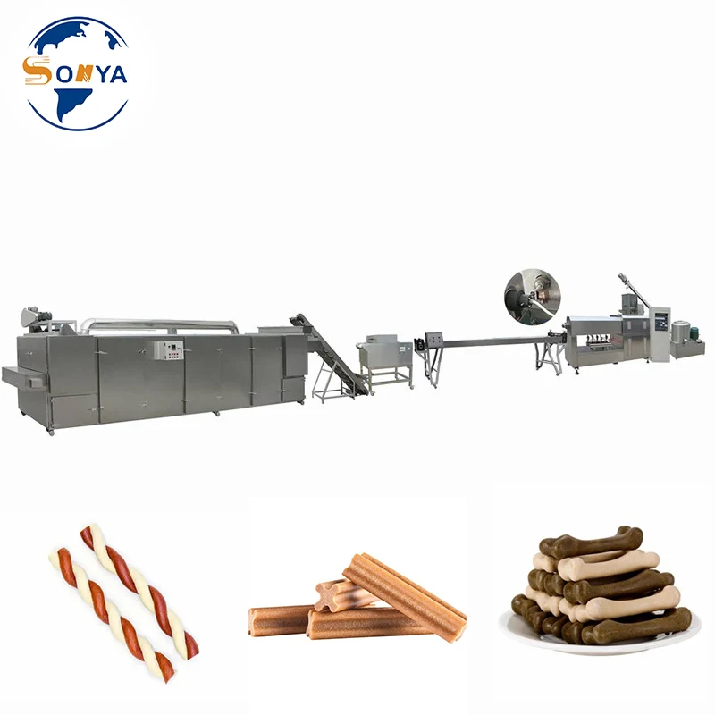 good dog Chewing pet bone treats chews food making extruder machine production line