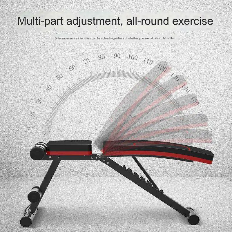 Adjustable Abs Bench for Abdominal Weights Training for Home Gym Equipment-Benches