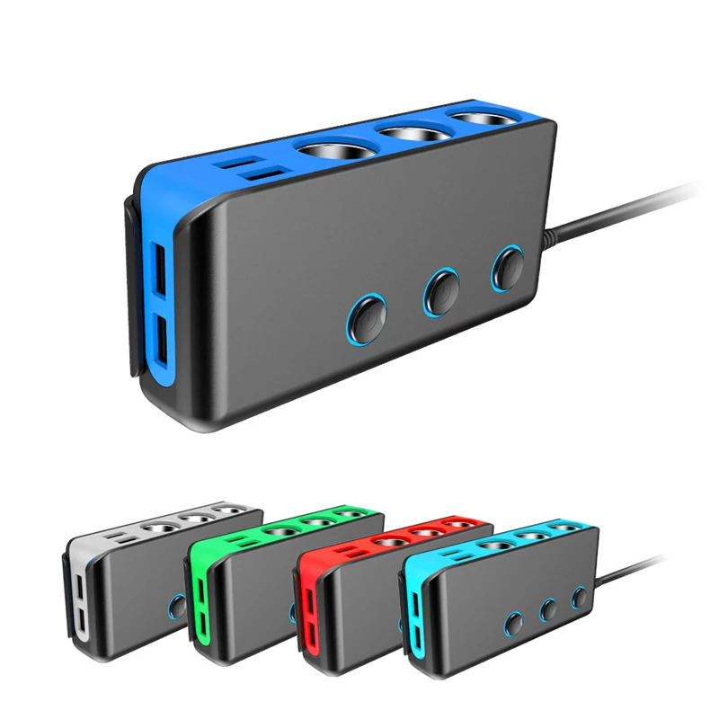 Best Selling Products 2020 in USA Amazon Plug Socket 4 USB Quick Charge 3.0 Cigarette Lighter Power Adapter