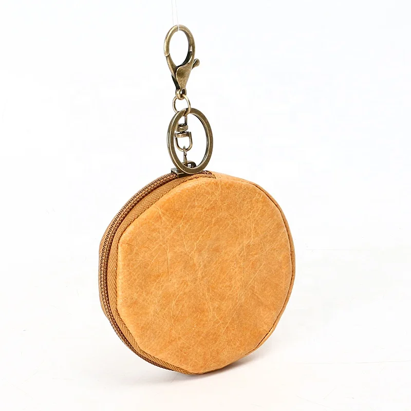 Factory custom mini  coin  purse portable   key  storage bag Tyvek  paper  waterproof  cute   wallet