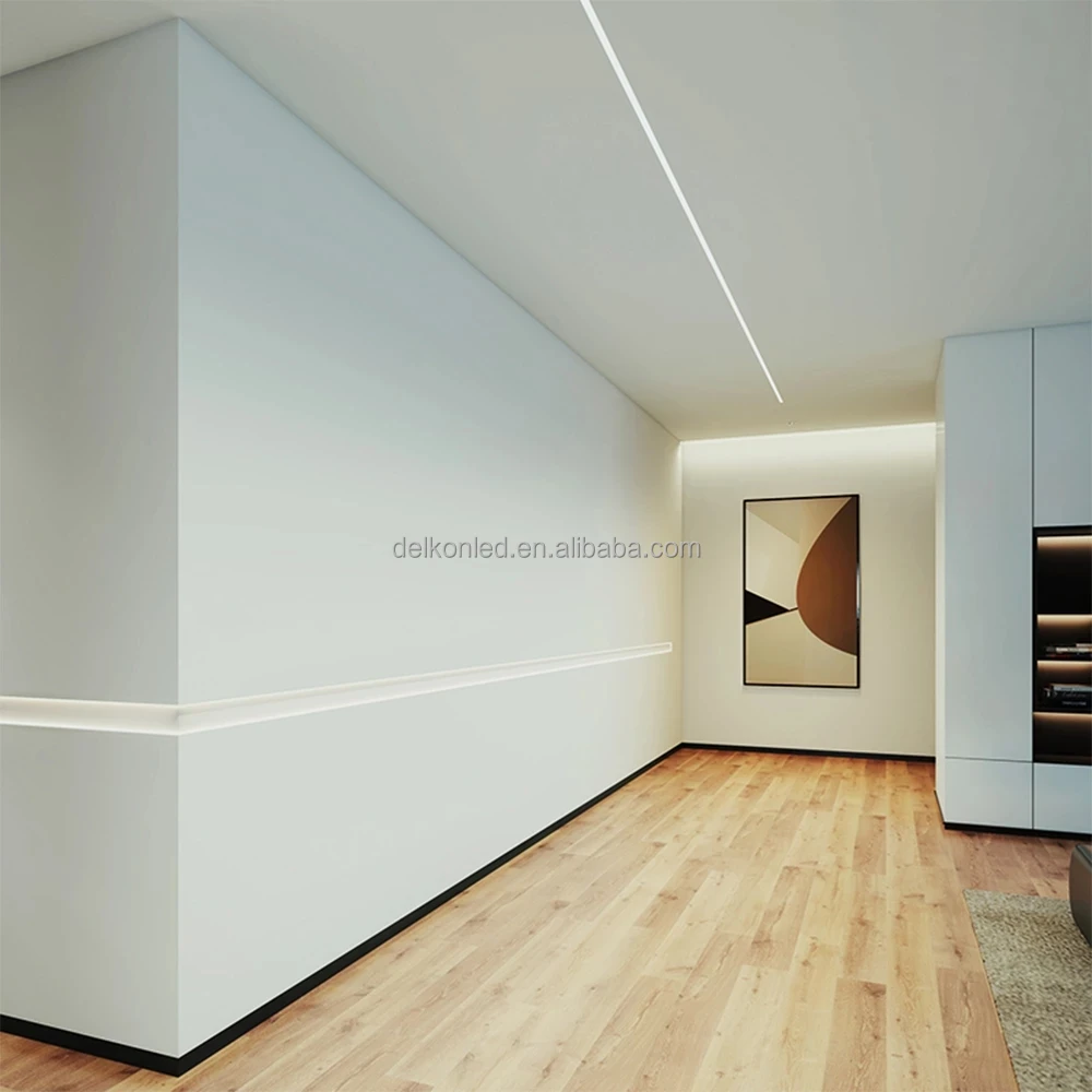 147*14mm Plaster in Aluminum LED Profile for Drywall Recessed Mounted 2m LED Plaster Profile