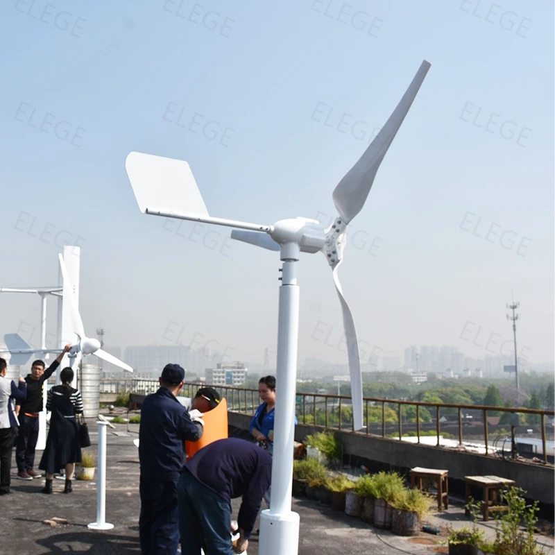 High Quality Low Price 600w 1kw 2kw 3kw 5kw 10kw wind turbine for house on off grid windmill generator 24v 48v 96v 120v 220v
