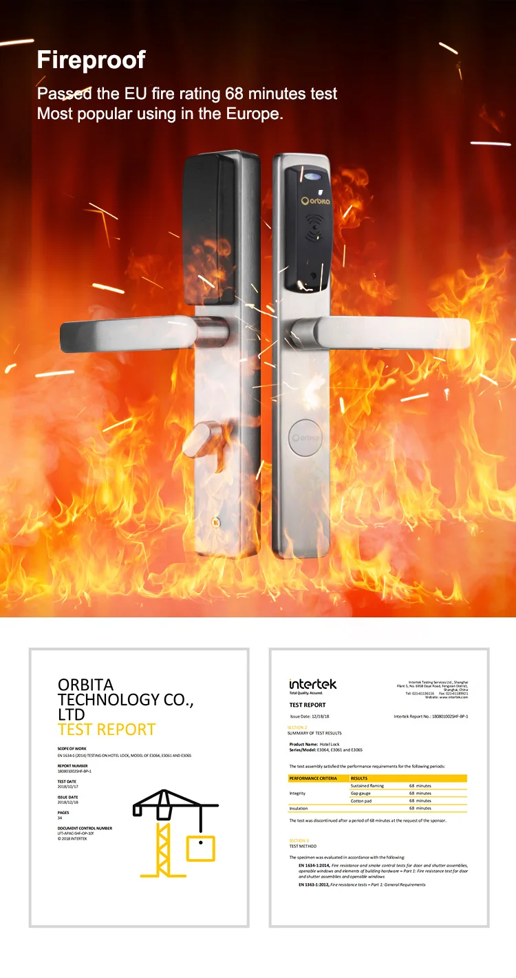 Европейский врезной замок для отеля