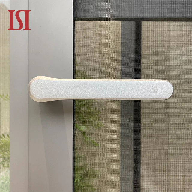 Tengying Modern External Aluminum Thermal Casement Window Windproof Outward Secure Casement Window with guard rails for Balcony