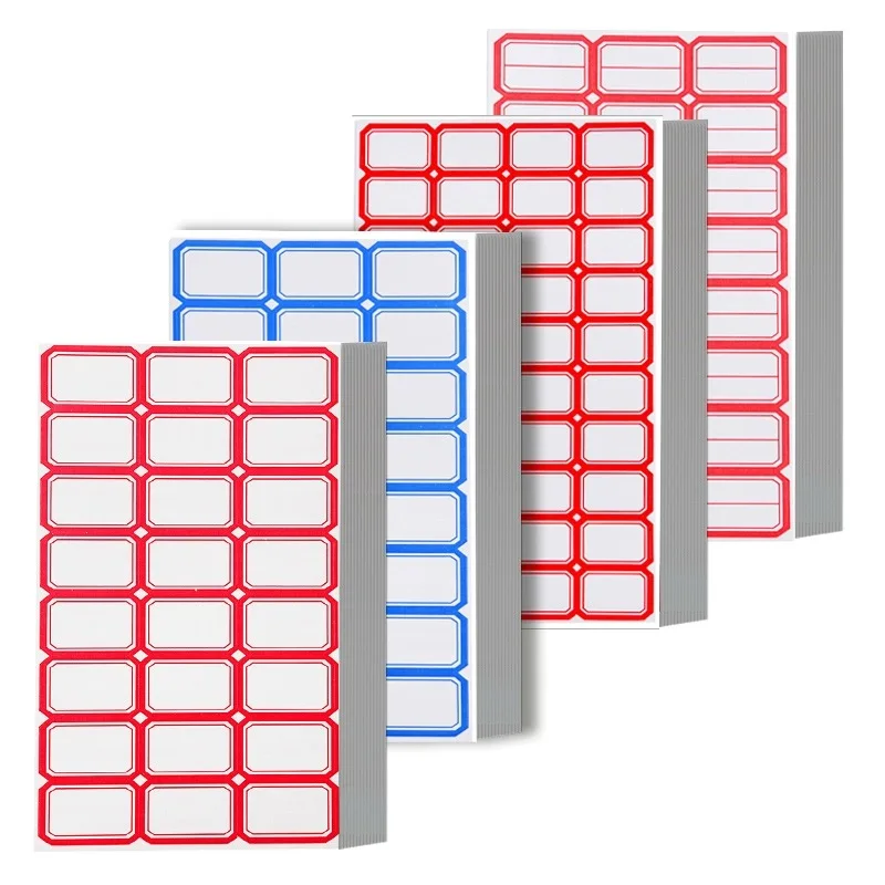 Hot Selling Convenient Adhesive Label Classification Jar Stickers Writable Paper Sticker Labels for School Use