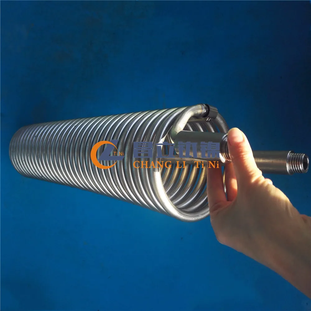 pure Gr2 titanium coil tube