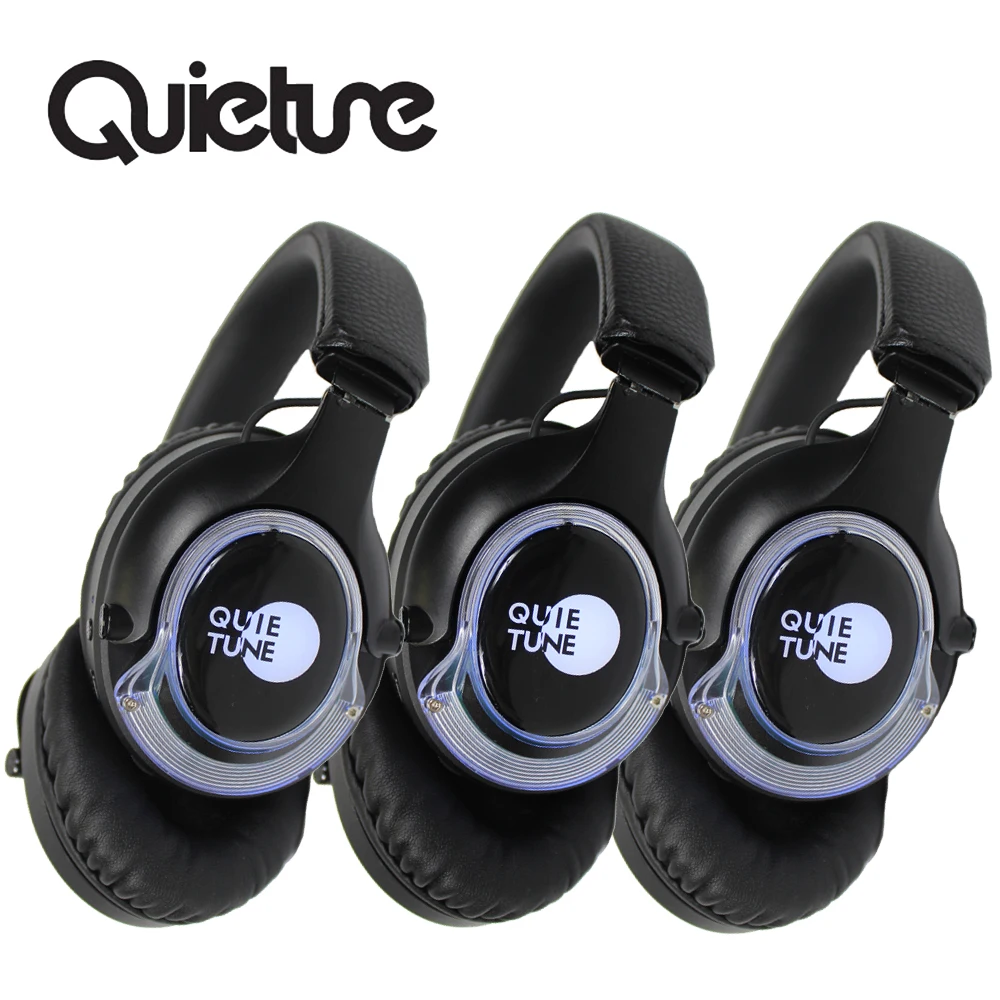 Entertainment Equipment Silent Disco Headphones F49HIFI for Parties with 3 or more Channels within 500m Control Range